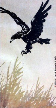 Xu Beihong águila volando en China tradicional Pinturas al óleo